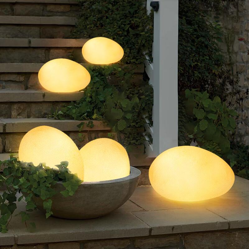 UOSU Outdoor Solar Pebble Landscape Light