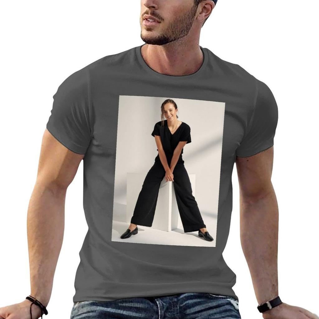 Maglietta Iga Swiatek Magliette Anime Per Unisex Maglietta in Cotone Maglietta 100% Cotone Pacco Maglietta