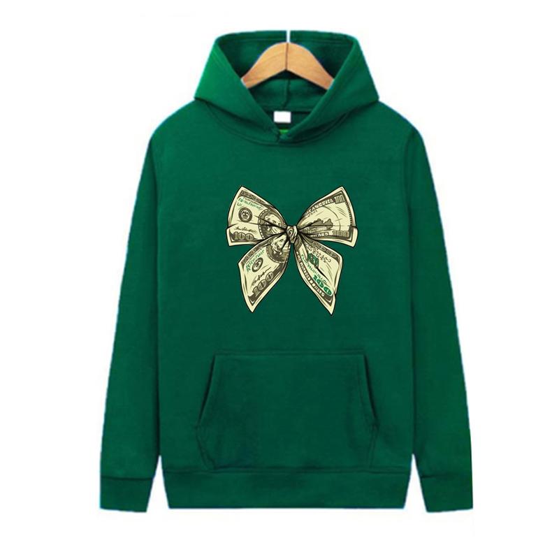 

Осень и зима, новая персонализированная одежда с принтом доллара для мужчин и женщин, толстовка с капюшоном для любителей, пуловер для бега, спортивная толстовка