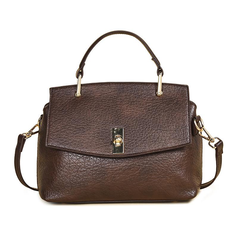 

Lady Bag, Middle-aged Lady Bag, Handbag, Large Capacity, Single Shoulder Crossbody Bag кофейный