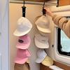 1pc Hat Storage Strap, Wall-mounted Storage Rack with 8 Clips, Holds 8 Baseball Caps, for Home and Closet Hat Storage, Suitable for Home Use,