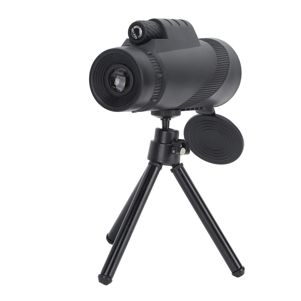 50x60 Monocular Binoculars for Smartphone High Power HD Indoor Bird Watching Monoculars Black Cell