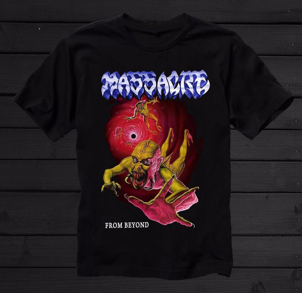 MASSACRE - From Beyond T-Shirt Schwarz Herren S-234XL Unisex T-Shirt