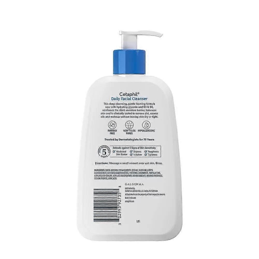 Cetaphil Daily Facial Cleanser, Normal To Oily Skin, 8 Oz