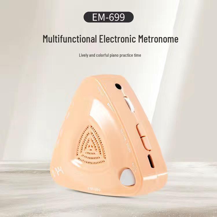 Yinuo EM-699 Electronic Metronome for Piano, Guitar, Drums, Guzheng, and Vocals - Precise Rhythm Keeper for Grade Exams.