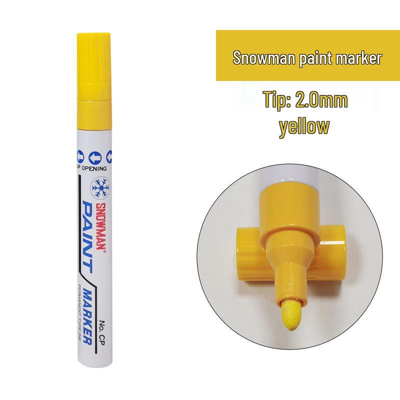 Japan Yeti Waterproof Alcohol-Resistant Paint Marker, 1.5-3mm, Fade-Proof, Low Halogen