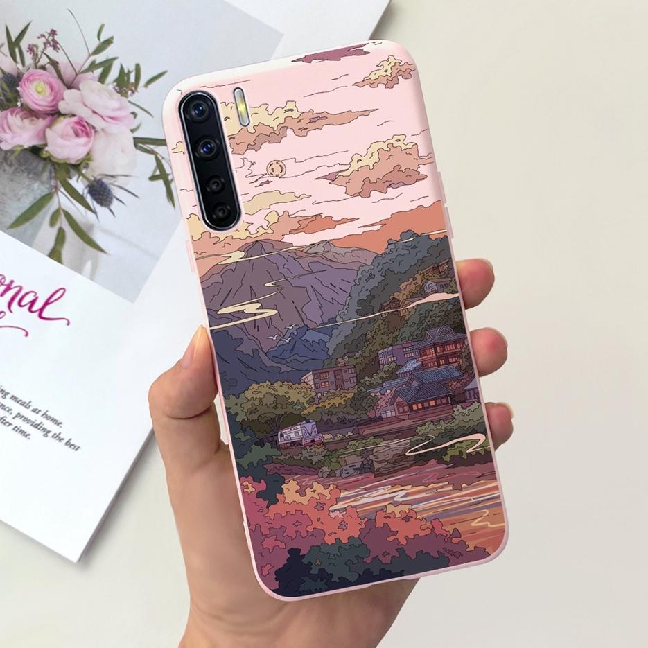 Für Oppo A91 Hülle Oppo Reno3 CPH2043 Niedliche Astronauten Cartoon Hülle Weiche TPU Handyhülle Für Oppo F15 Reno 3 OppoA91 Fundas Bumper