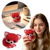 DIY Beaded Animal Craft Kit Cute Fox Figure Handmade Beadwork Model Kit for Creative Home Decoration and Collectible Display