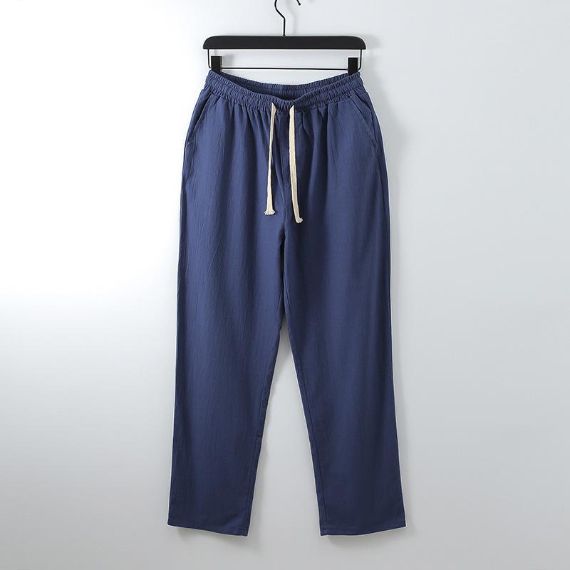 Hosen Sommer Herren Hose mit weitem Bein, übergroße Joggerhose, männlich, Übergröße, lockere Hose