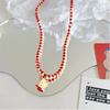 Sweet Cute Elephant Dinosaur Pendant Necklace for Women Men Fashion Long Rope Chain Necklace Vintage Y2K Jewelry Accessories