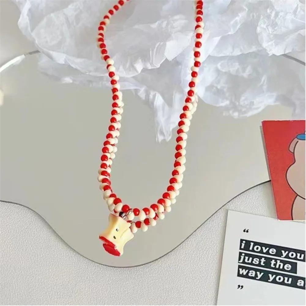 Sweet Cute Elephant Dinosaur Pendant Necklace for Women Men Fashion Long Rope Chain Necklace Vintage Y2K Jewelry Accessories