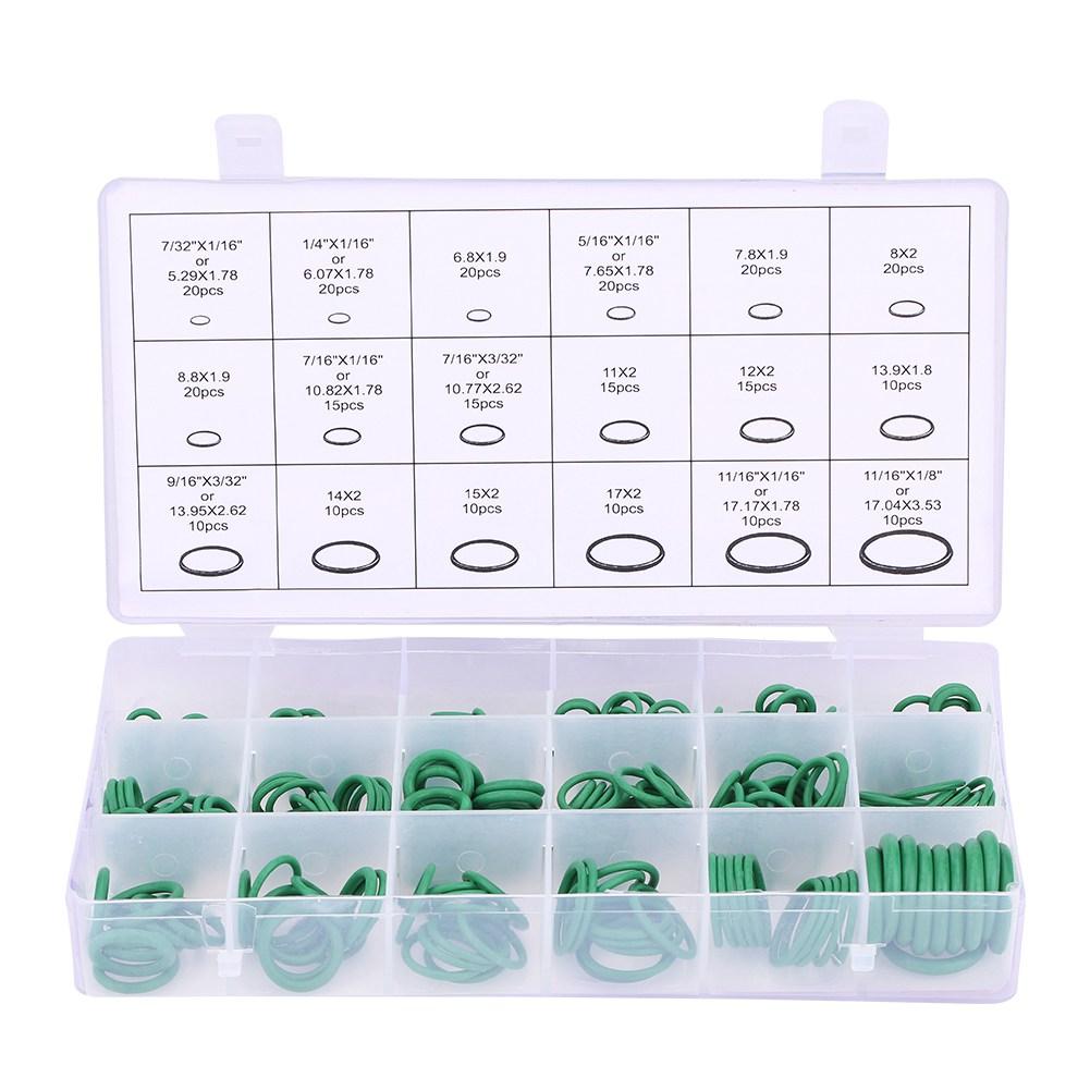 270pcs Assorted Car Conditioning O Gasket Rubber Washer Purple