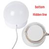 Touch-Control Stepless Dimming LED Vanity Lights with 10 Bulbs for Makeup, Cable Management, and Color Adjustment
