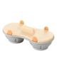 Microwave Double Egg Poacher Maker With Lid Detachable Drain Basket Heat Resistant Food Grade PP Poached Egg Cooker Steamer Kitchen Gadget