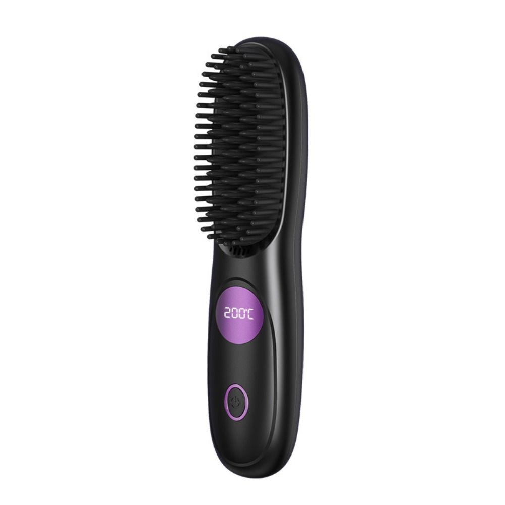 USB Charging Electric Comb 3rd Gear Hair Straightener Brush New Hair Straightener  Daily Styling