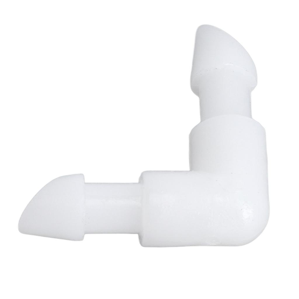 Elbow Hose Fitting 90 Degree L Shaped Barb PE Equal Diameter Tube Connector Joint Adapter 4.2mm