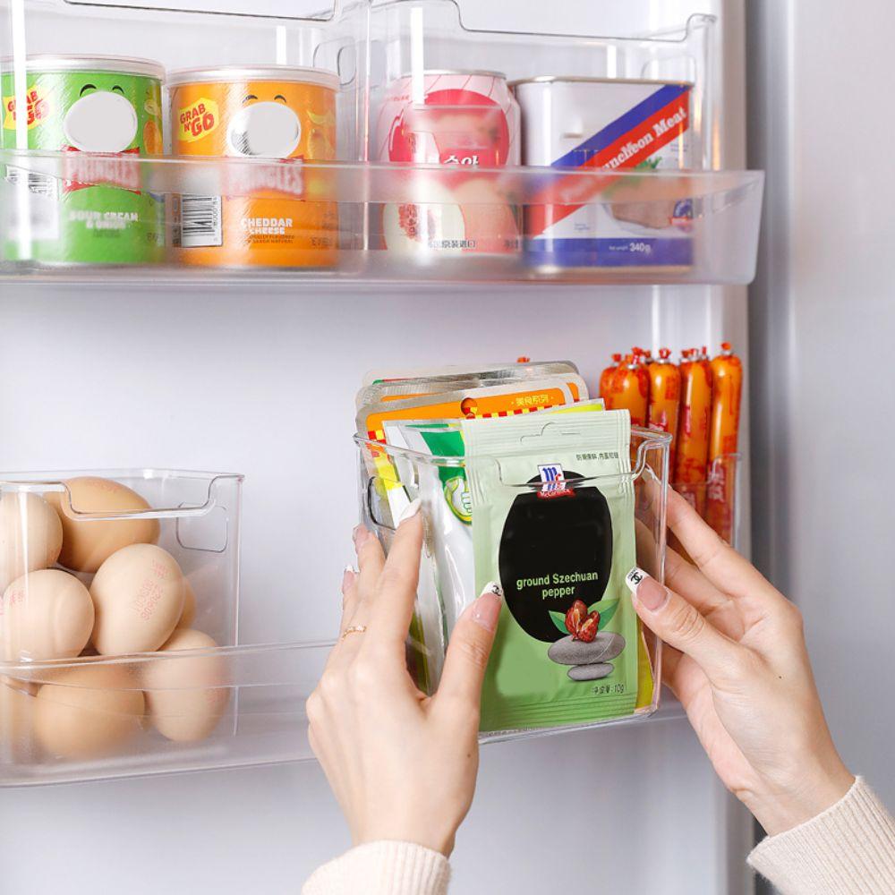 Stackable Refrigerator Storage Box Multifunctional Food Storage Box  Kitchen Organizer