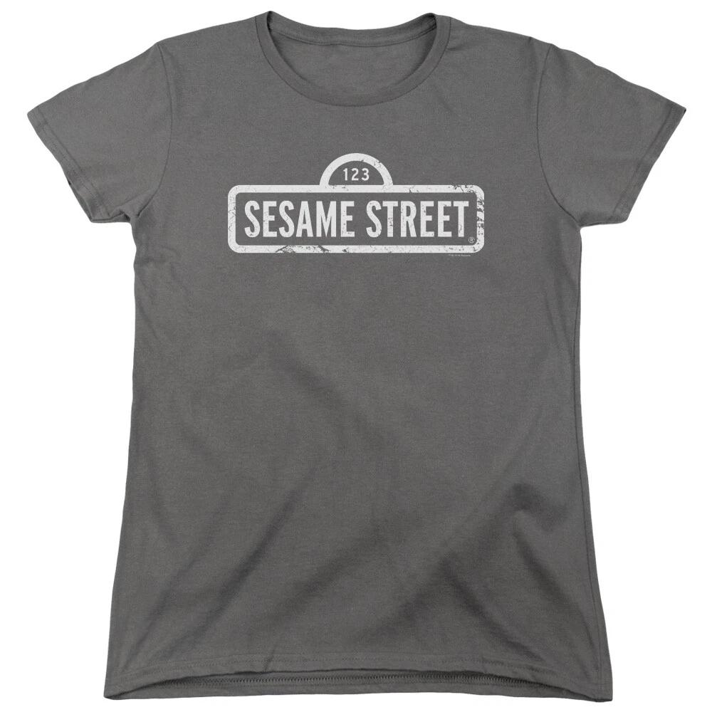 Sesame Street  One Color Logo  Women s T-Shirt 3XL