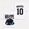 2026 Mbappé France NO.10 T Shirt Men and Women Summer Cotton Clothing Fashion High Quality Short Sleeved Top Streetwear