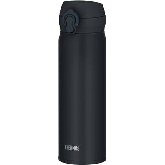 Thermos Bottle Vacuum Insulated Travel Mug 500ml Black Jade Dishwasher Safe Model Easy Clean Detachable Drinking Spout Lightweight One-Touch Open BK-J