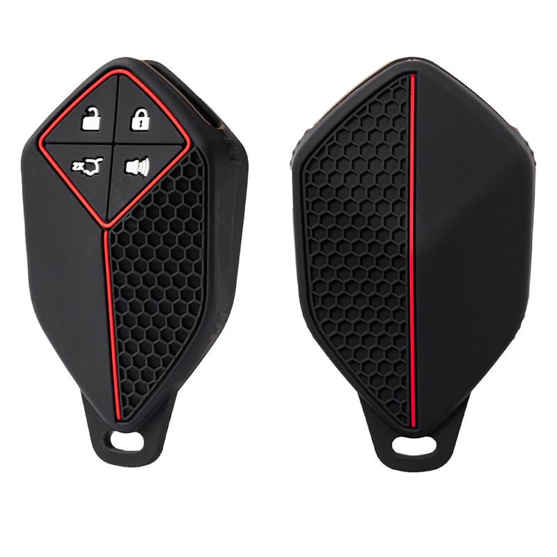 Silicone Car Key Case for Changan DEEPAL S7 S07 G318 S09 S05 L07 SL03 Shenlan Fob Keychain Cover Shell Ring Holder Accessories