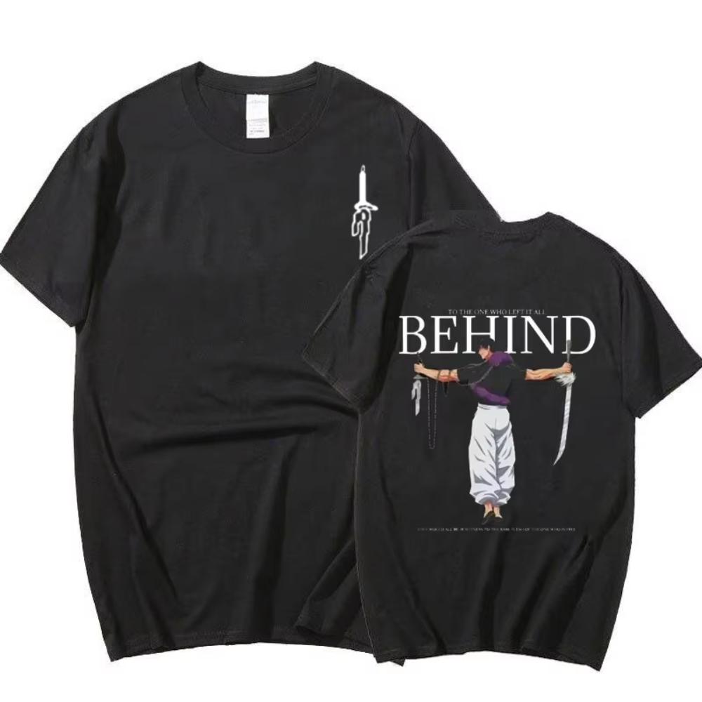 

New Anime Fushiguro Toji To The One Who Lfft It All Behind Graphic Cotton Printed T Shirt Men Women Harajuku T-shirts Y2k Tops 2XL
