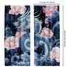 2pcs Japanese Dragon and Flower Curtains   Ancient Mythical Creatures Window Drapes