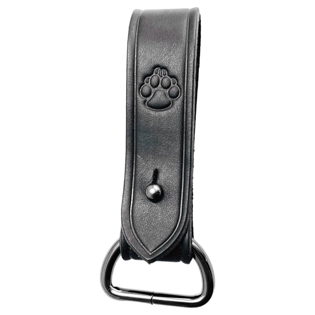 Kožená poutka na opasek Kožené přezky Jednocvakávací Odolná Taktická přezka na opasek s D-kroužky pro upevnění opasku Muži Ženy