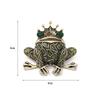 Frog Temperament Metal Dripping Animal Clothing Brooch for Men and Women