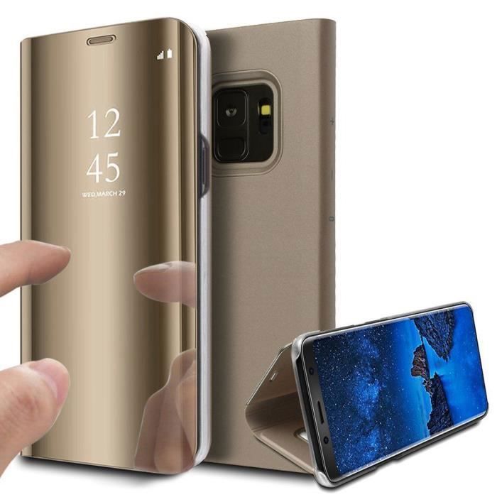 Skal för Samsung Galaxy S10 - Phonillico® - Guld Spegel - Optimalt skydd - Flexibelt - Glänsande