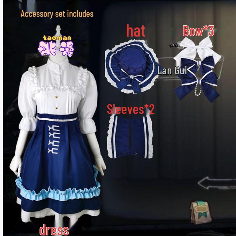 Identity V Gardener C-Tier Costume: Lan Gui Jing Meng Lolita Cosplay Dress