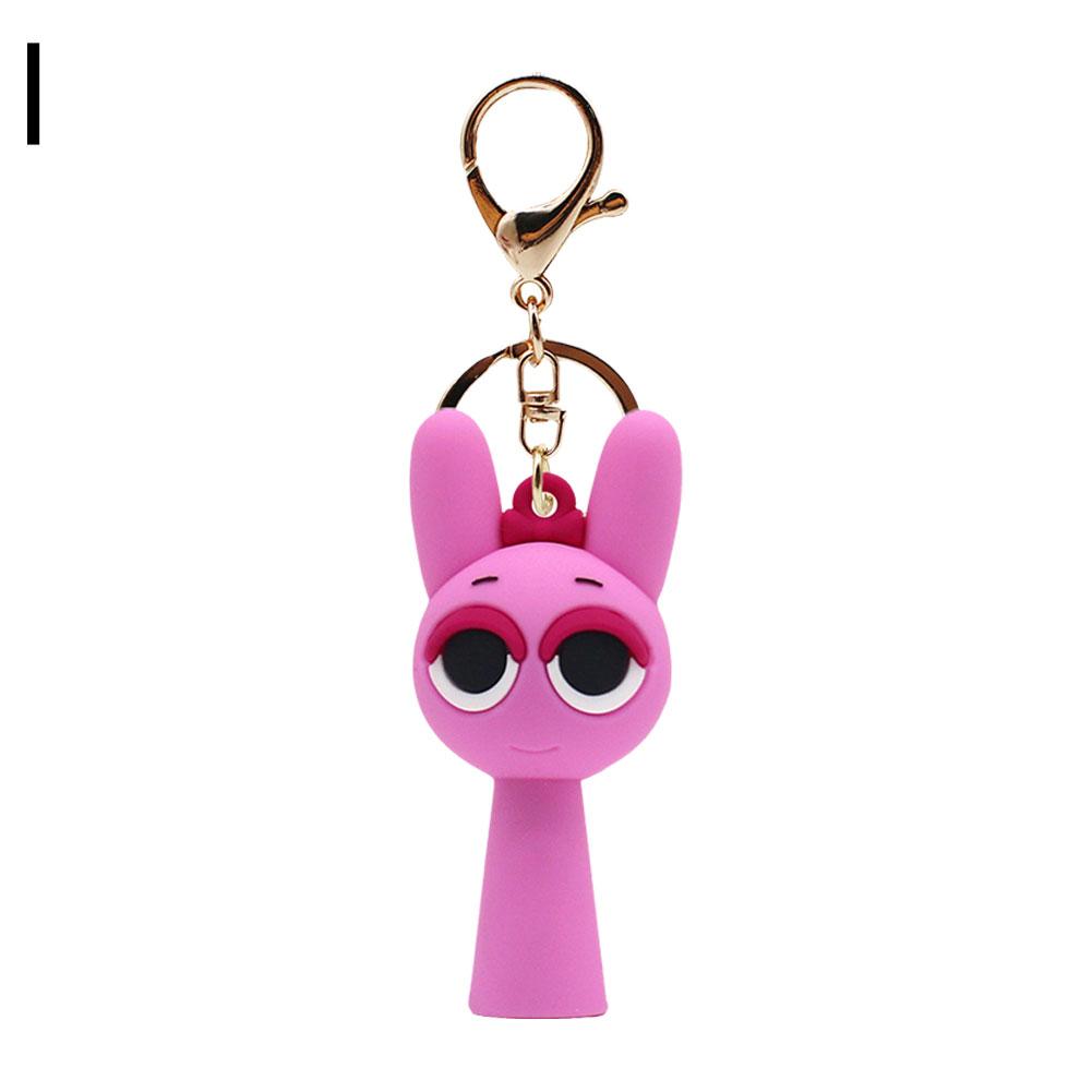 Cartoon Sprunki Keychain Cute Sprunki Oren Raddy Gray Brud Vineria For Girl Boy Bag Pendant Keyring Jewelry Fans Gifts Decor