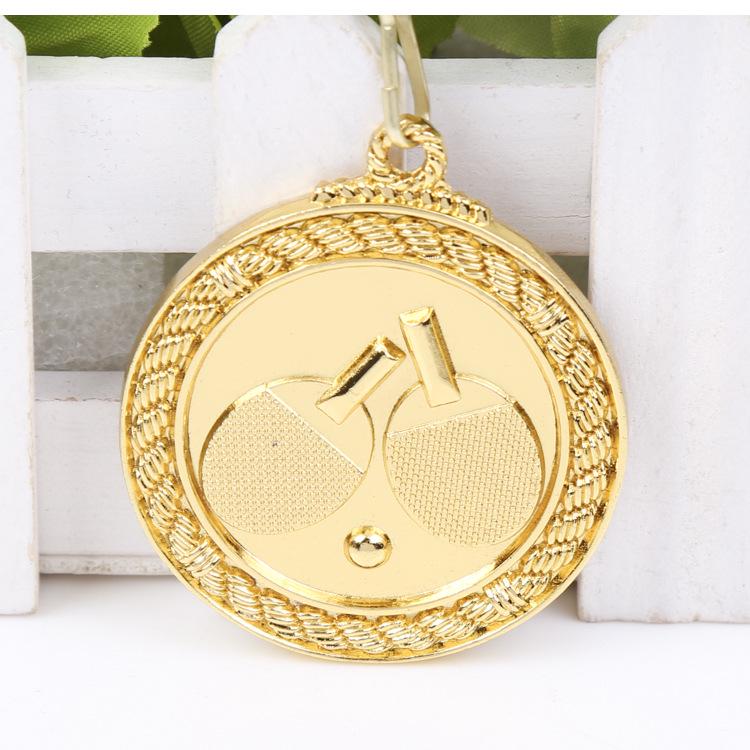 

Table Tennis Competition Medals: Gold, Silver, Bronze, and Multi-Color Hanging Plate Badges