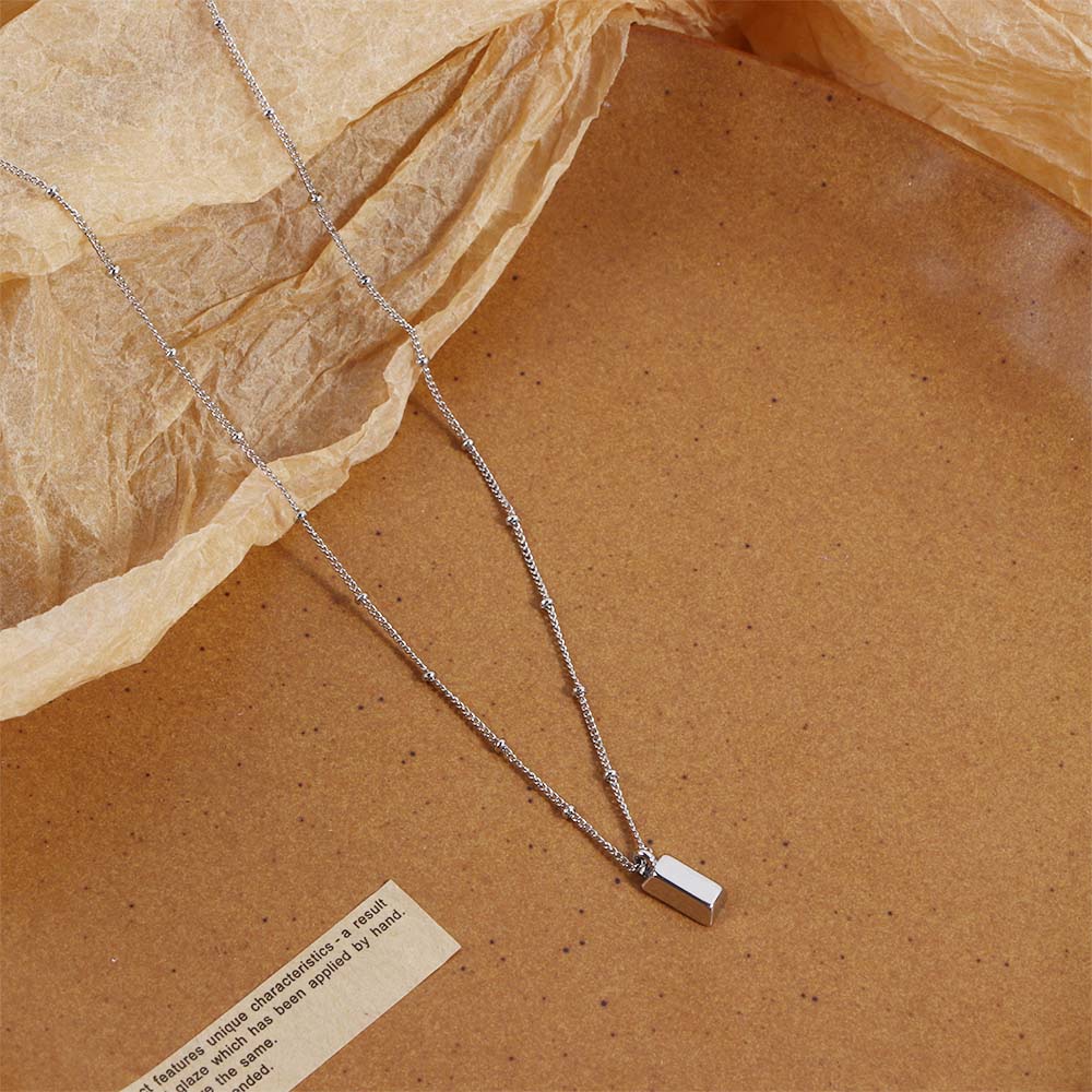 Gift Female Jewelry Sparkly Ultra Thin Gold Bar Choker Women Necklace Clavicle Chain Korean Style