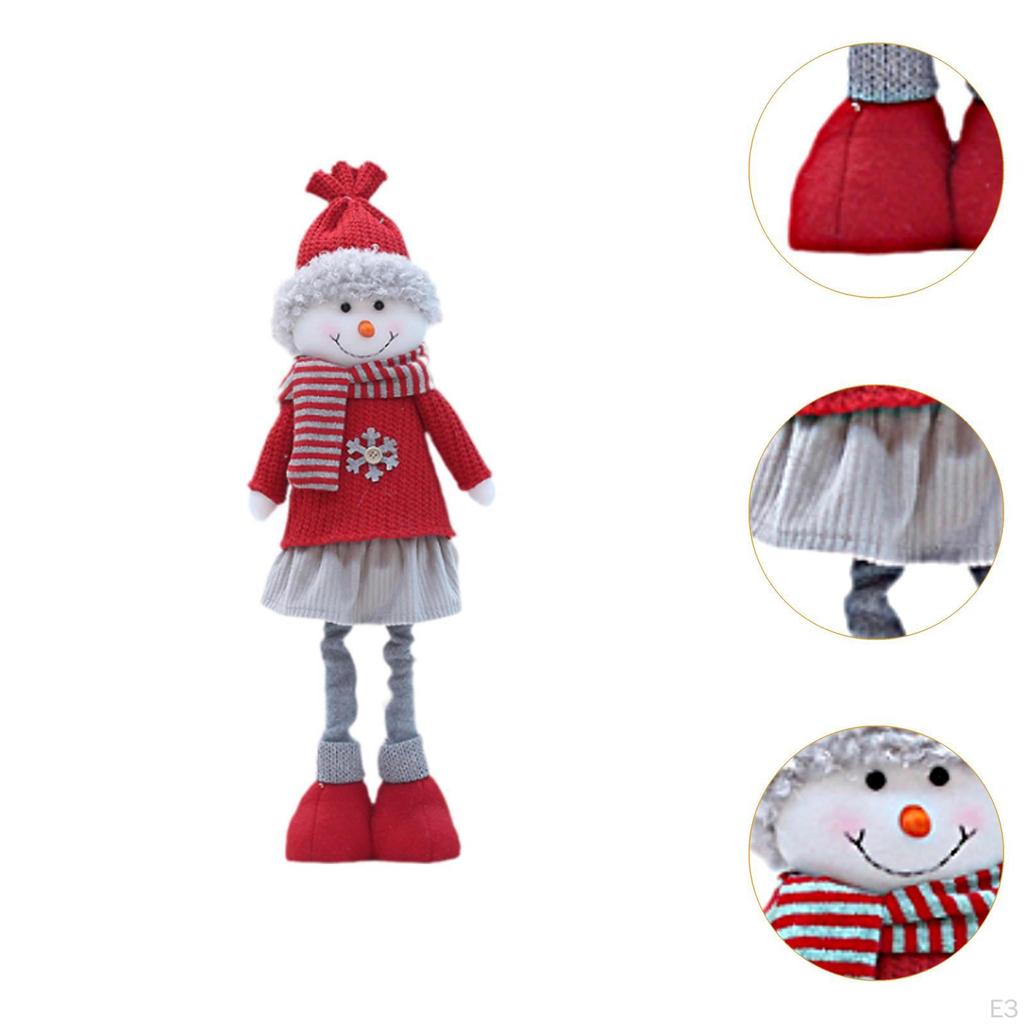 Christmas Doll Decoration Figure Ornament Table Top Decor for Party