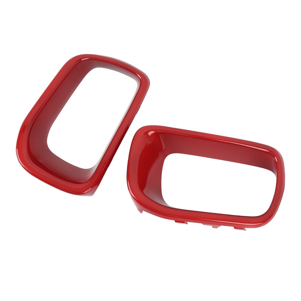 2Pcs Front Bumper Grille Guard 51117337810 Red Car Bumper Cover Front Air Duct Frame for F55 F56 F57 2014 to 2021