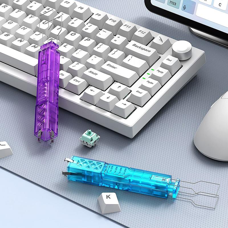 2 In 1 Switch Puller Keycap Puller Key Switch Keycap Puller For Mechanical Keyboard Gaming Keyboard Switches Cleaning Tool