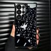O-Omori Cartoon Game Plating Phone Case For Samsung Galaxy S24 S25 FE S26 Edge S23 Ultra S22 S21 Plus S20 Anti-Fall Airabag Cove