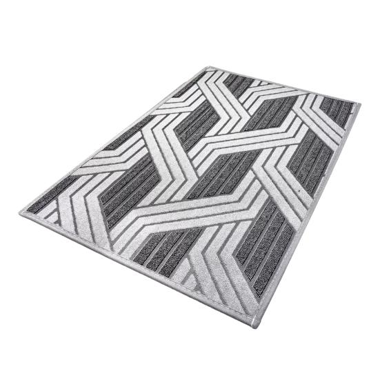 Jacquard Entrance Door Mat, Quick-Dry Water Absorbent Floor Mat, Machine Washable Non-Slip Doormat for Entrance Bathroom Kitchen