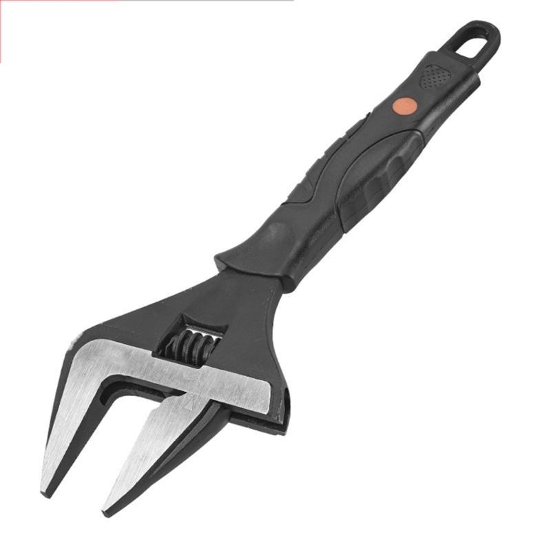 Durable Wide Mouth Plumbing Adjustable Wrench Tool for Home, Automotive, and Maintenance