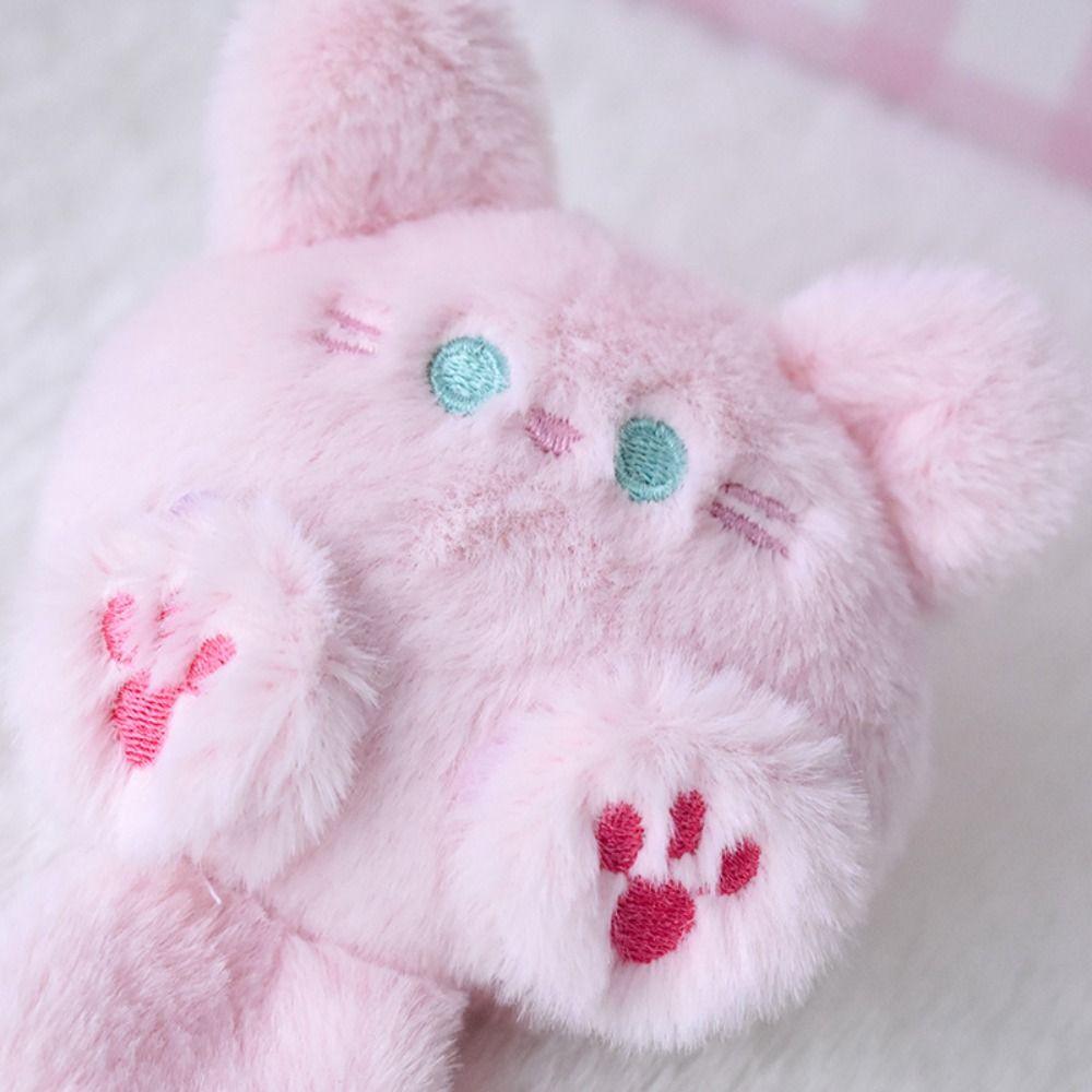 Kawaii Soft Stuffed Animal Little Cat Keychain Plush Bag Car Pendant Keychain DIY Trinket Kids Stuffed Animal Toys