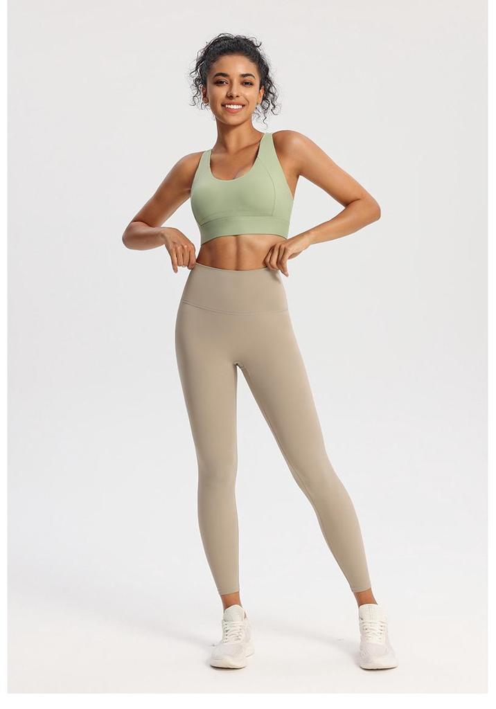 High-Intensity Shockproof Sports Bra with Side Support for Yoga, Running, and Fitness