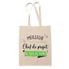 Tote Bag - PLANETEE - Best Project Manager of All Time - Cotton - Printed In France - Sturdy Handles