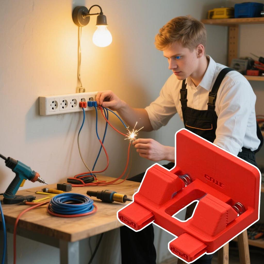 Soldering Wire Holder Electric Wire Soldering Clamp Tool Portable Welding Helping Clamp for Welding MIG Wiring Harness Assembly