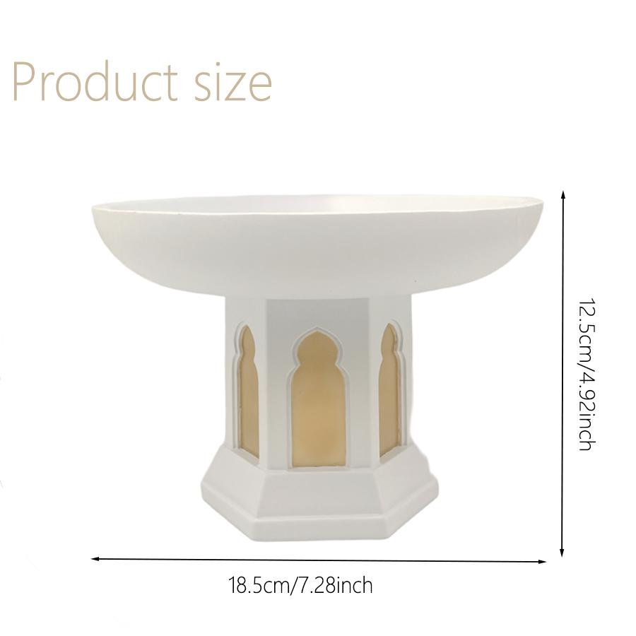 1 szt. Ramadan Muzułmański Kopuła Kaaby Meczet Islamska Ozdoba na Biurko Stół Dekoracja Samochodu Rzemiosło Prezenty Świecznik