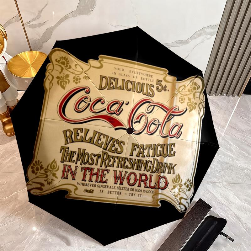Christmas Gift Halloween Theme Bear Truck Coca Cola umbrella is suitable for all seasons, including home travel and outdoor activities Y11