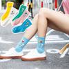 Snoopy Korean Style Mid-Calf Sports Socks - Autumn/Winter, High-Top, Comfortable, Trendy, College Style
