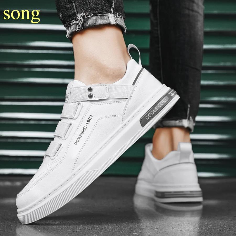 

2025 new Casual Shoes White Classic Platform Men Walking Sneakers Breathable Sport Shoes Lightweight Versatile Running Shoes 44 чорний