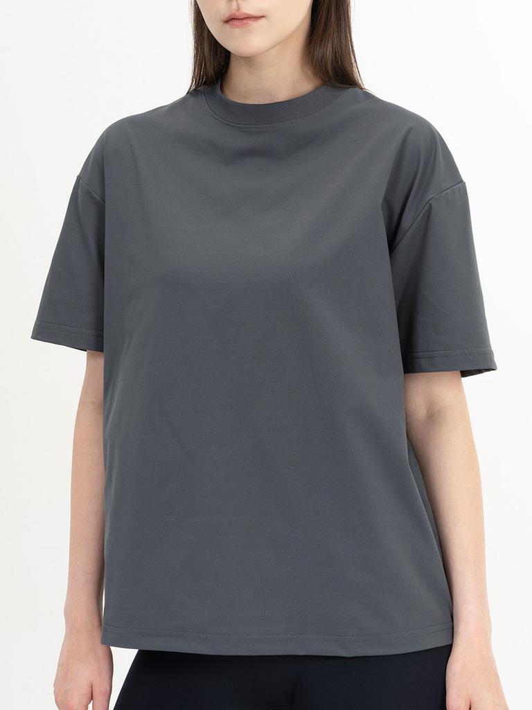 BECANVAS [3Pack] Cotton Touch Functional Round Short Sleeve Tee (4 Colors) (A Type)