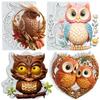 Owl Silicone Molds Bird Owl Fondant Mold Cake Decorating Tools Cupcake Topper Candy Resin Clay Chocolate Gumpaste Mold